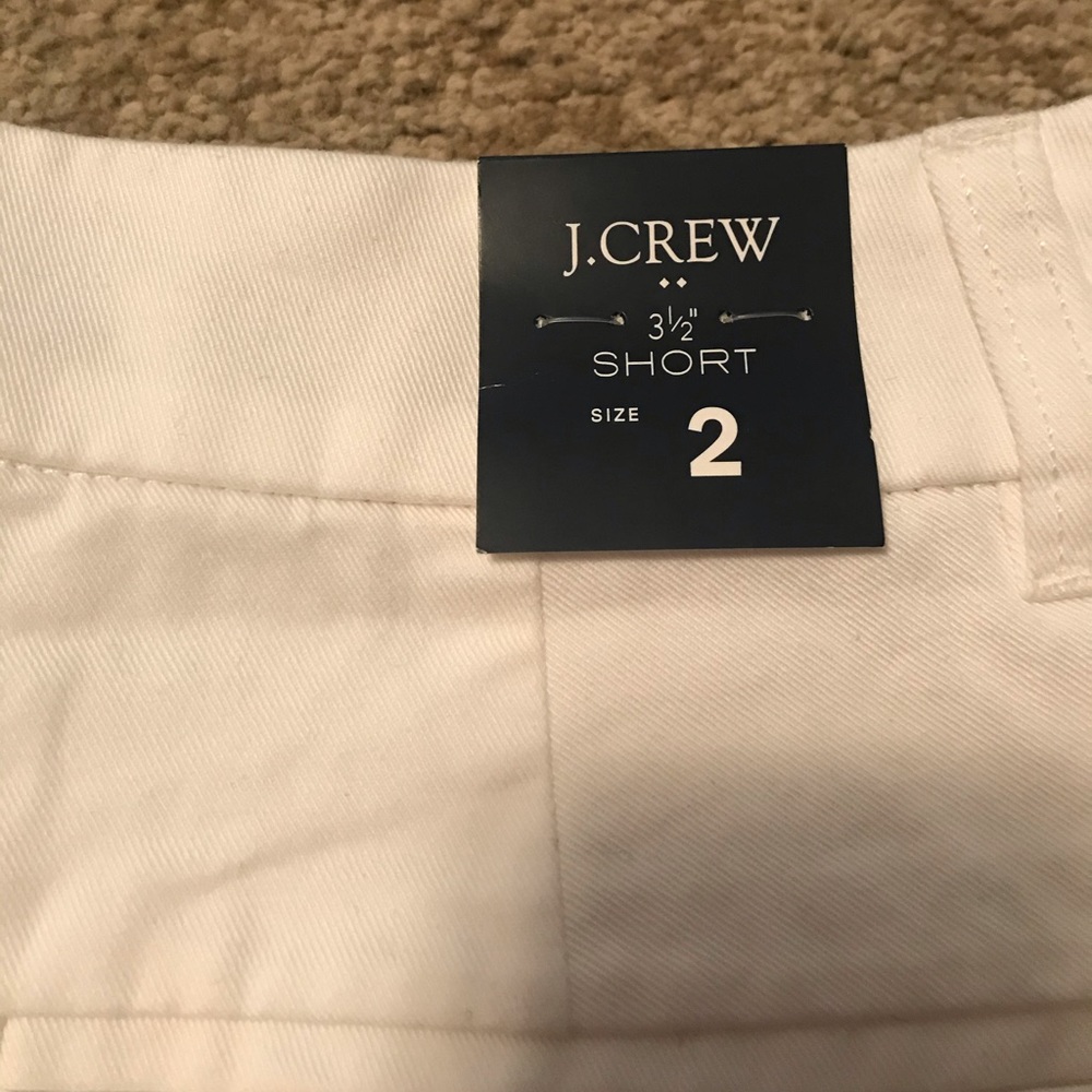 J Crew white shorts